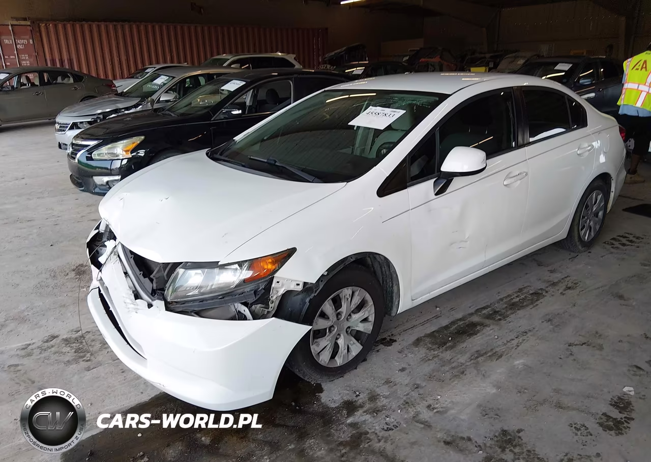 2012 Honda Civic Lx VIN:2HGFB2F50CH318382 - 2