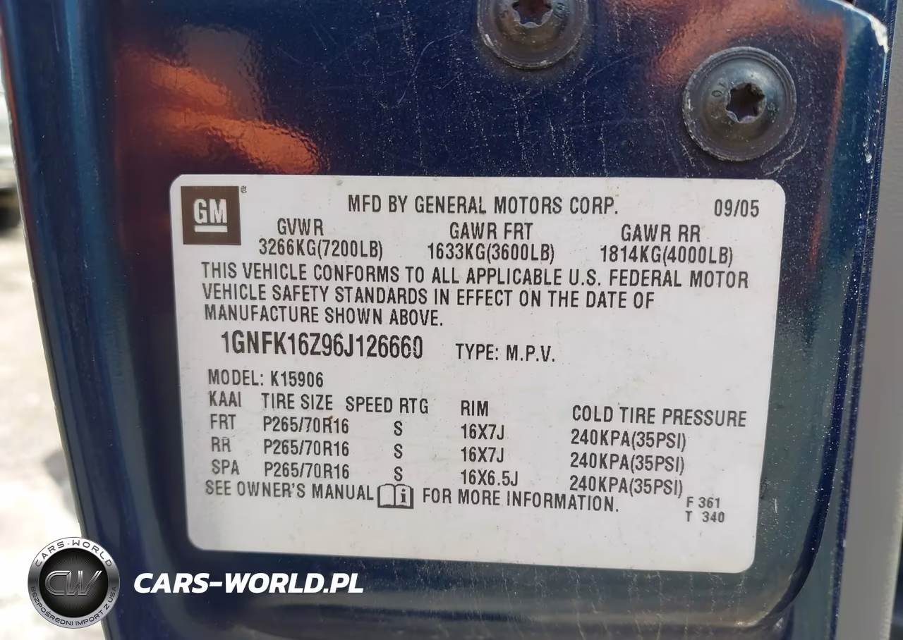 2006 Chevrolet Suburban 1500 Ls VIN:1GNFK16Z96J126660 - 9