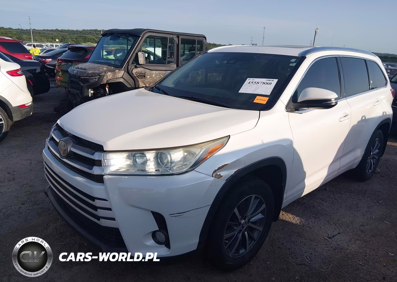 2017 Toyota Highlander Xle VIN:5TDJZRFH5HS478483 - 2