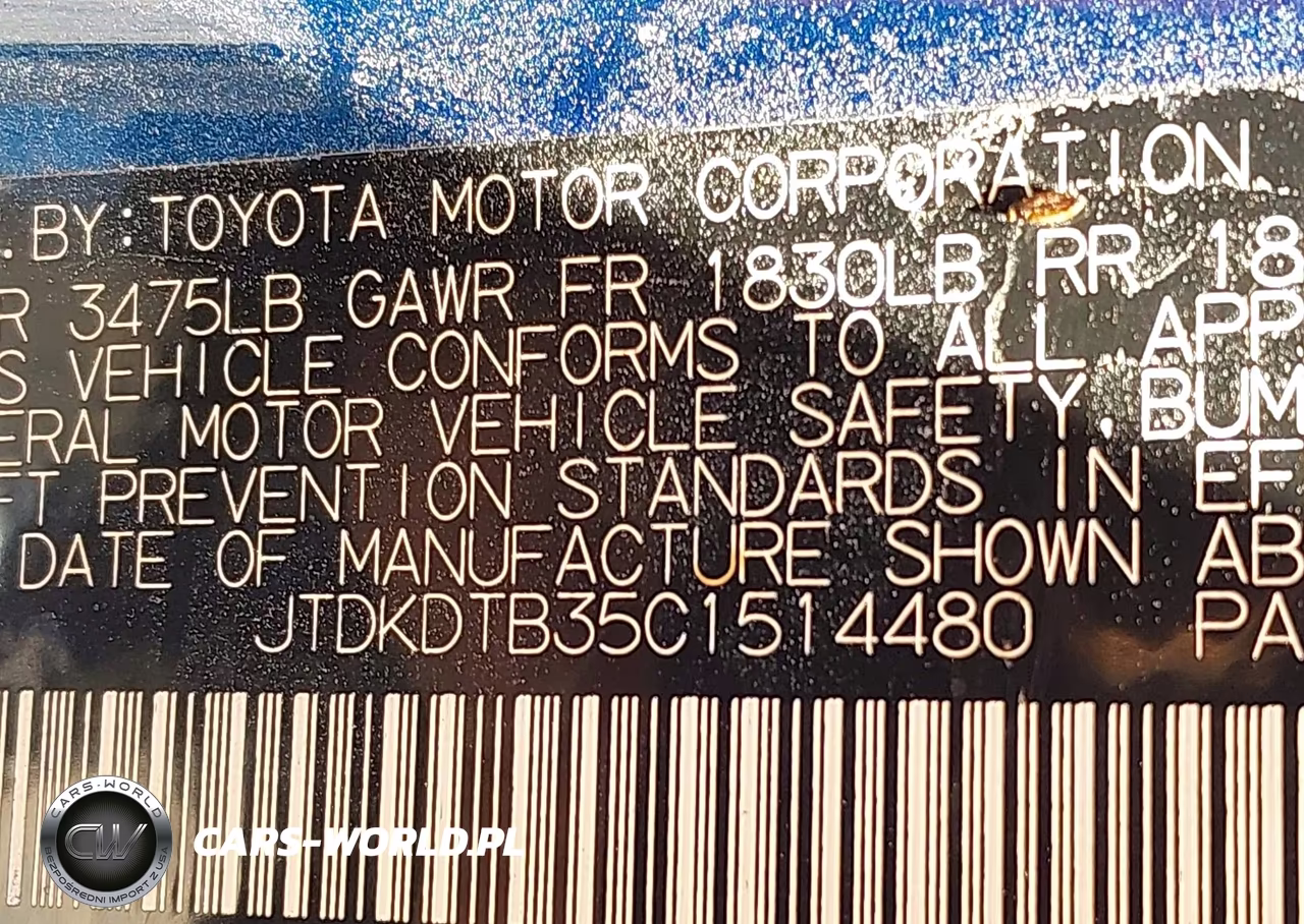 2012 Toyota Prius C VIN:JTDKDTB35C1514480 - 9