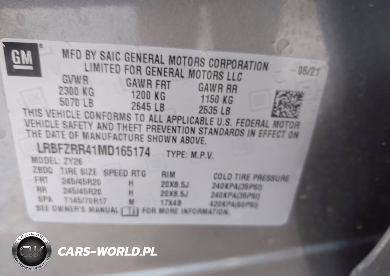 2021 Buick Envision Fwd Avenir VIN:LRBFZRR41MD165174 - 9