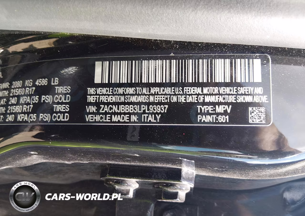 2020 Jeep Renegade Latitude 4X4 VIN:ZACNJBBB3LPL93937 - 9
