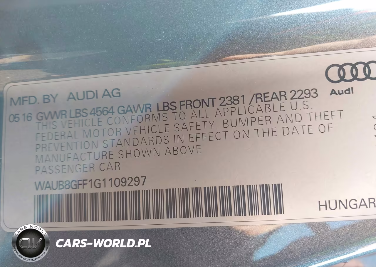 2016 Audi A3 2.0T Premium VIN:WAUB8GFF1G1109297 - 9