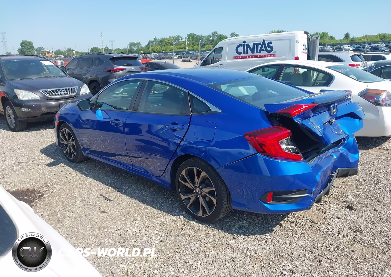 2019 Honda Civic Sport VIN:19XFC2F81KE026434 - 3