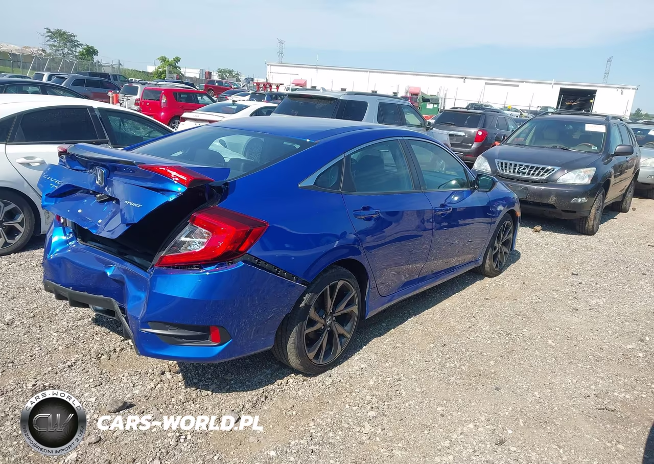 2019 Honda Civic Sport VIN:19XFC2F81KE026434 - 4