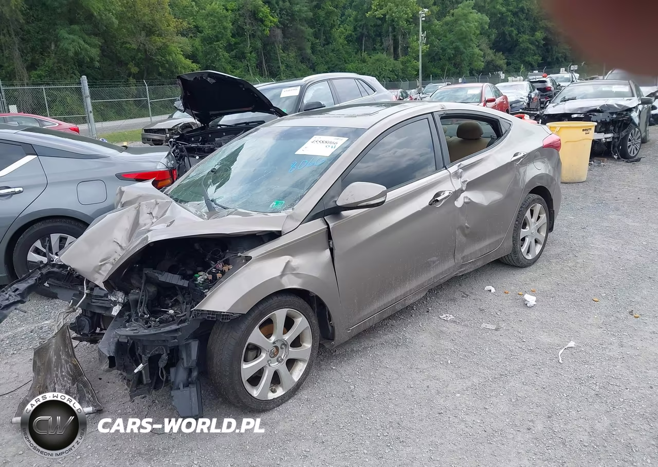 2013 Hyundai Elantra Limited VIN:5NPDH4AE7DH248122 - 2