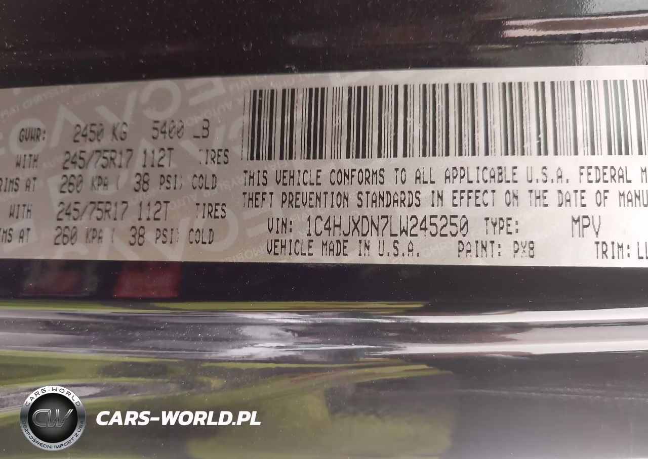 2020 Jeep Wrangler Unlimited Freedom 4X4 VIN:1C4HJXDN7LW245250 - 9