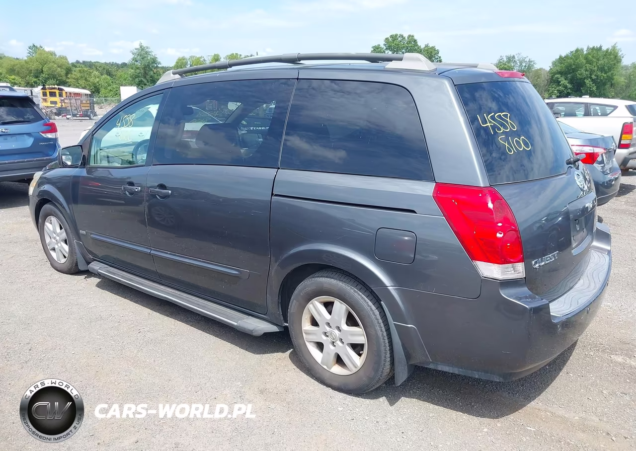 2006 Nissan Quest 3.5 Sl VIN:5N1BV28U96N112610 - 3