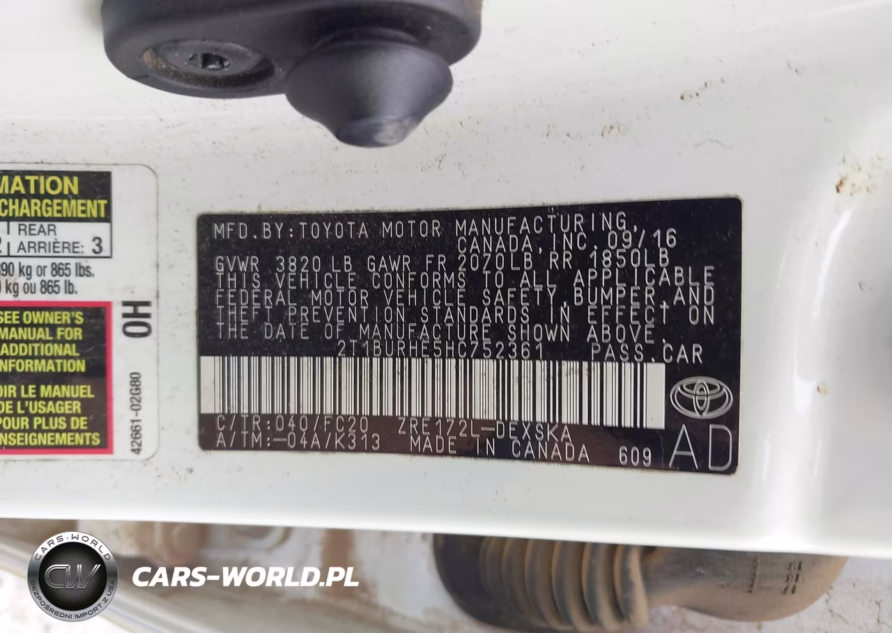 2017 Toyota Corolla Se VIN:2T1BURHE5HC752361 - 9