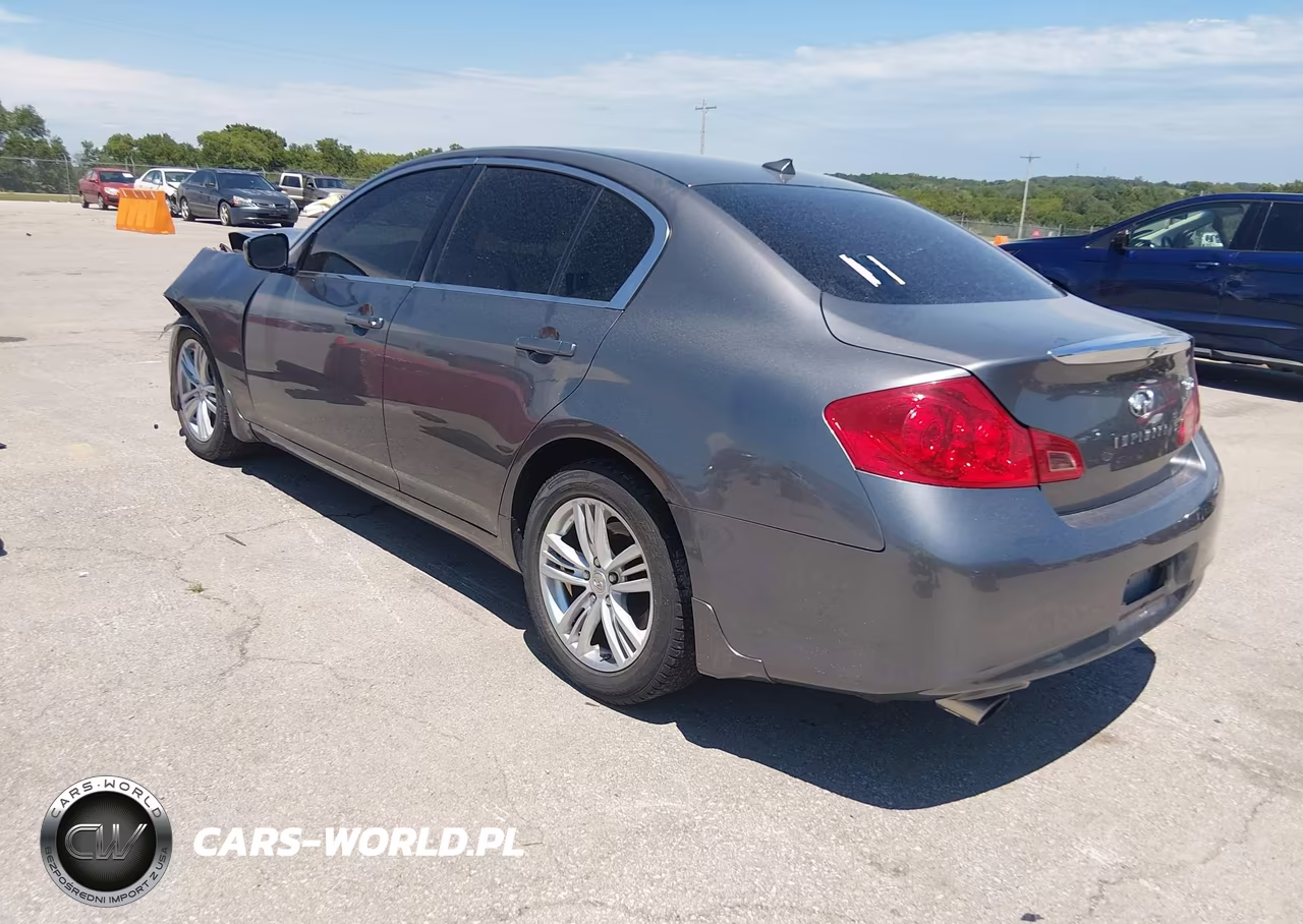 2012 Infiniti G25X VIN:JN1DV6AR6CM861833 - 3