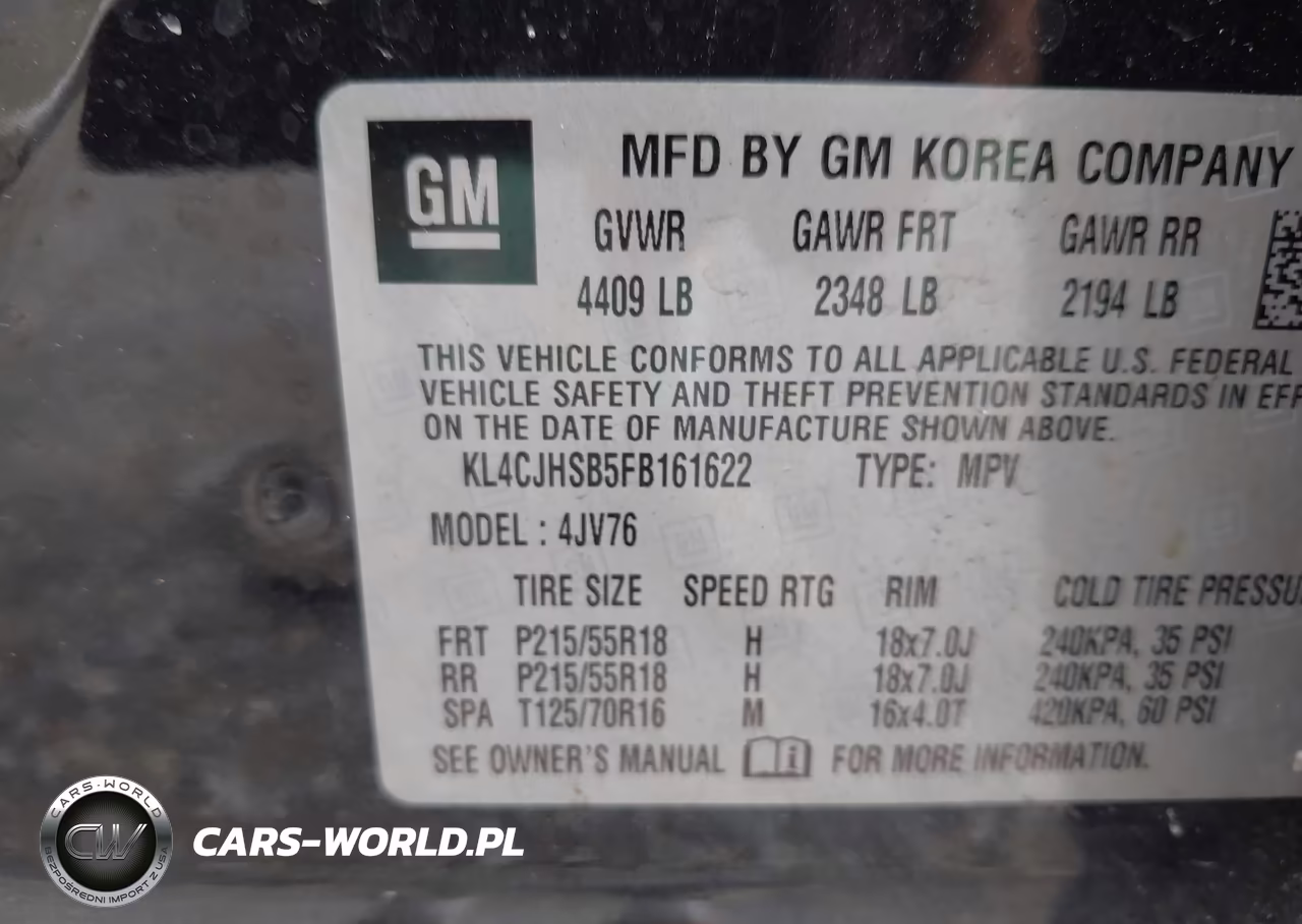 2015 Buick Encore Premium VIN:KL4CJHSB5FB161622 - 9