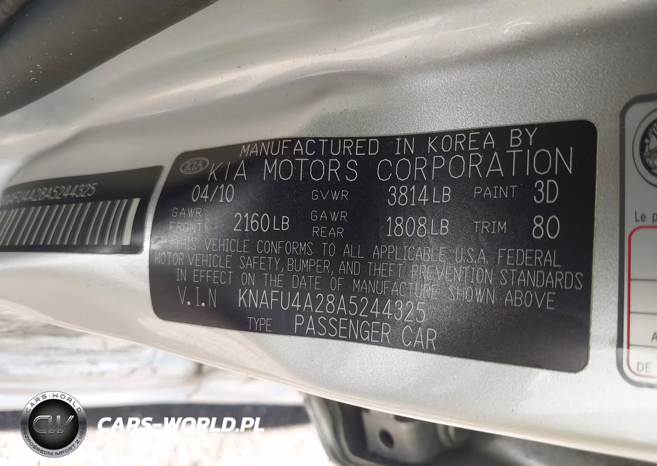 2010 Kia Forte Ex VIN:KNAFU4A28A5244325 - 9