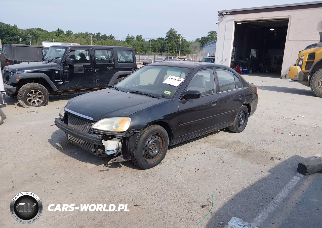 2002 Honda Civic Ex VIN:2HGES26712H510082 - 2