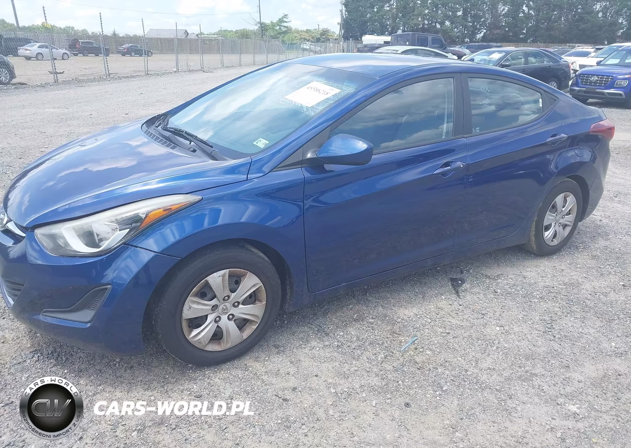 2016 Hyundai Elantra Se VIN:5NPDH4AE6GH738376 - 2