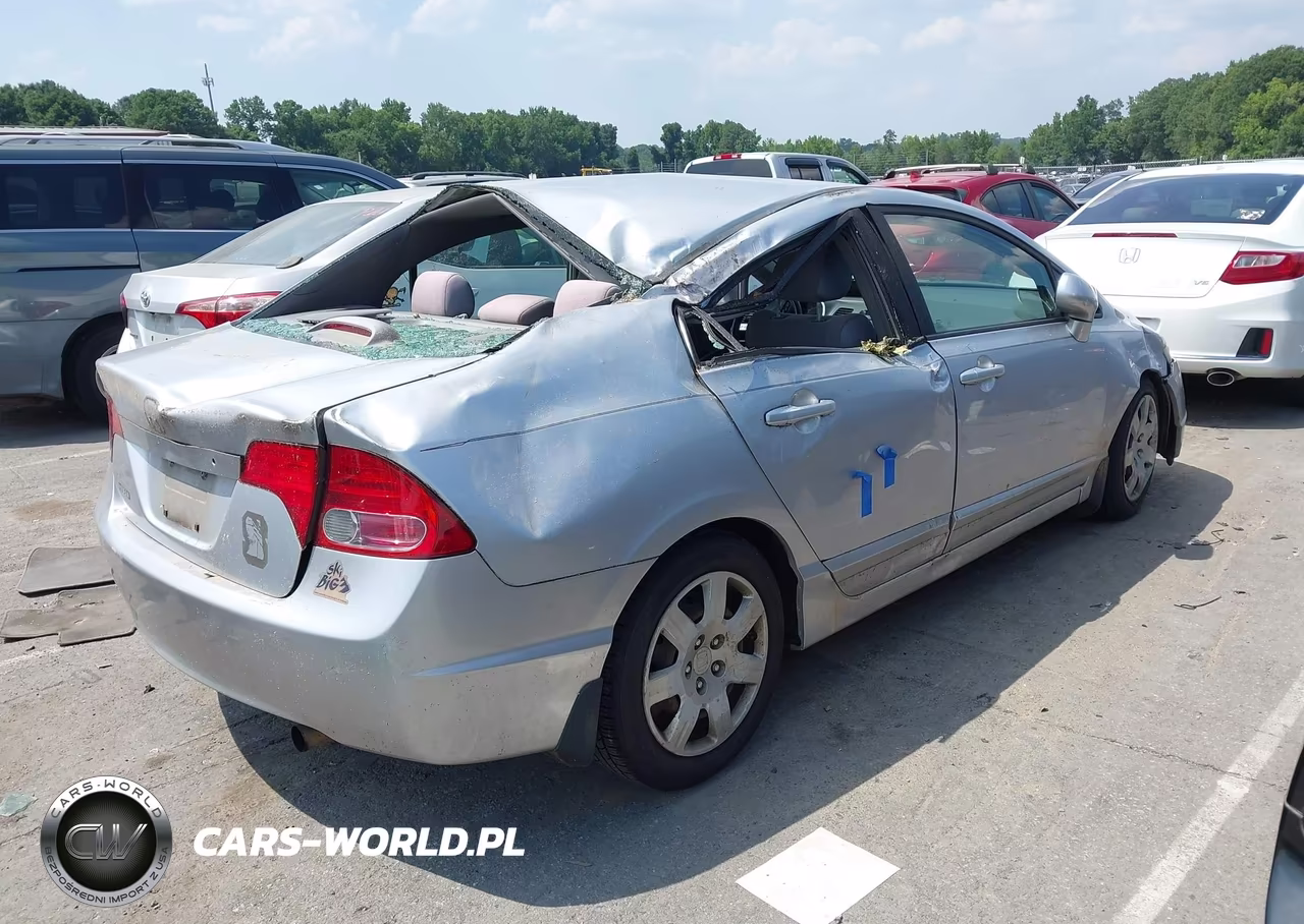 2008 Honda Civic Lx VIN:1HGFA15538L105371 - 4