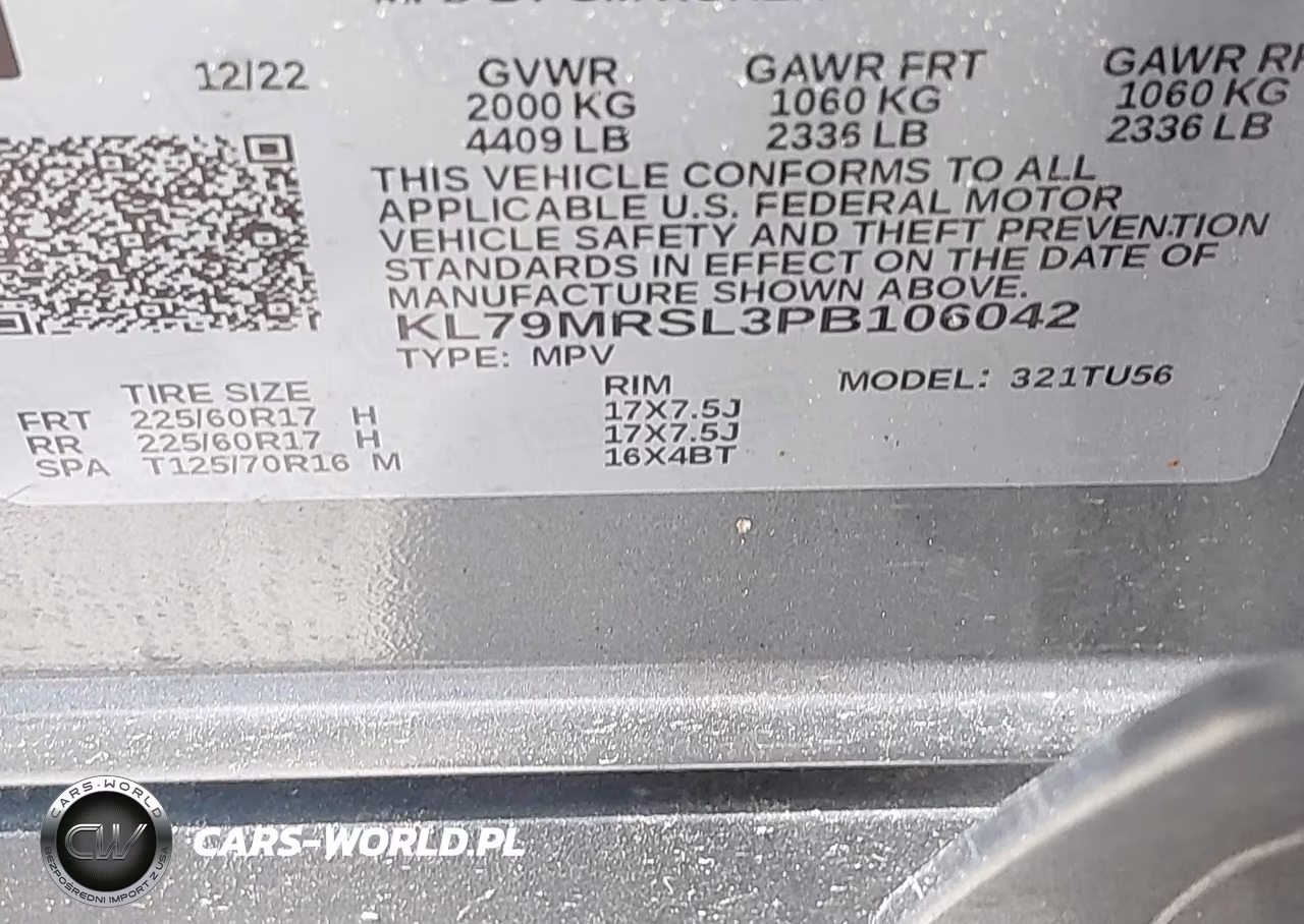 2023 Chevrolet Trailblazer Awd Lt VIN:KL79MRSL3PB106042 - 9