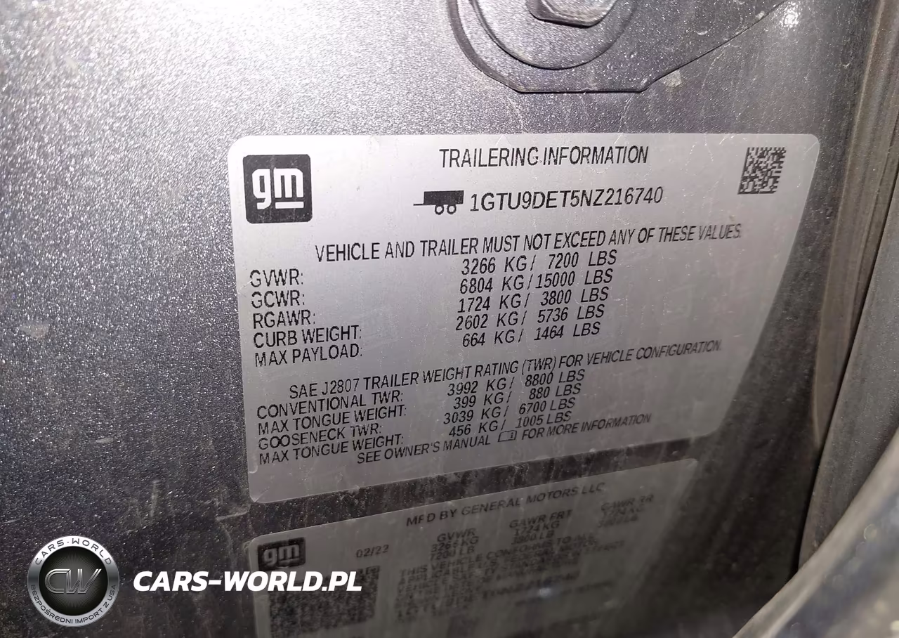 2022 GMC Sierra 1500 Limited 4Wd Short Box Slt VIN:1GTU9DET5NZ216740 - 9