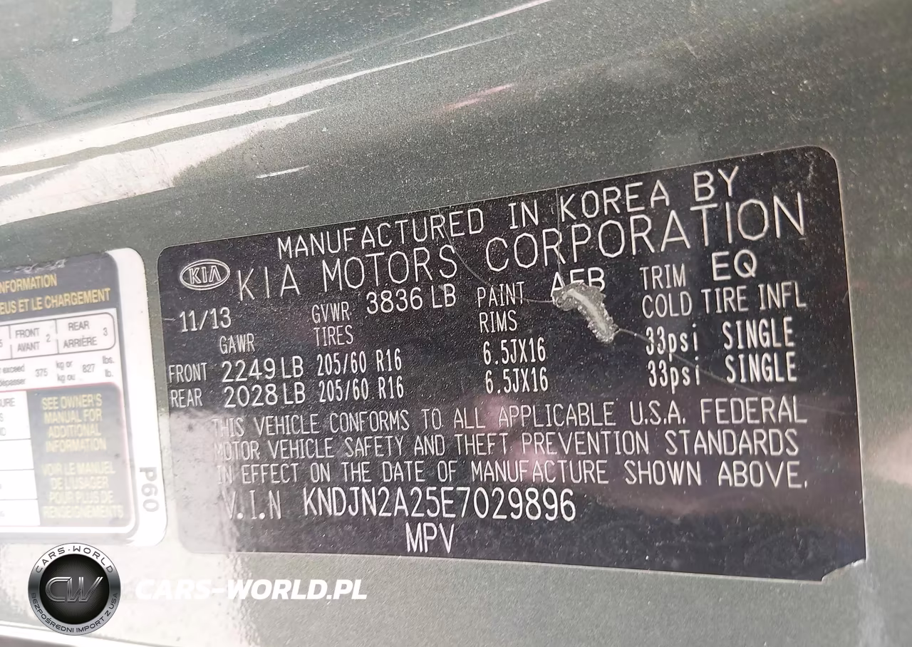2014 Kia Soul VIN:KNDJN2A25E7029896 - 9