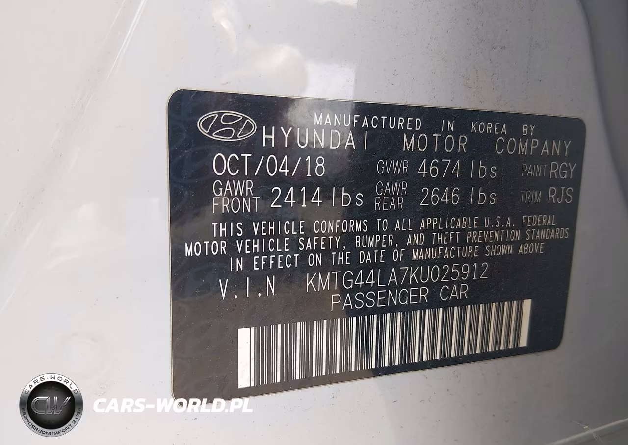 2019 Genesis G70 2.0T Advanced VIN:KMTG44LA7KU025912 - 9