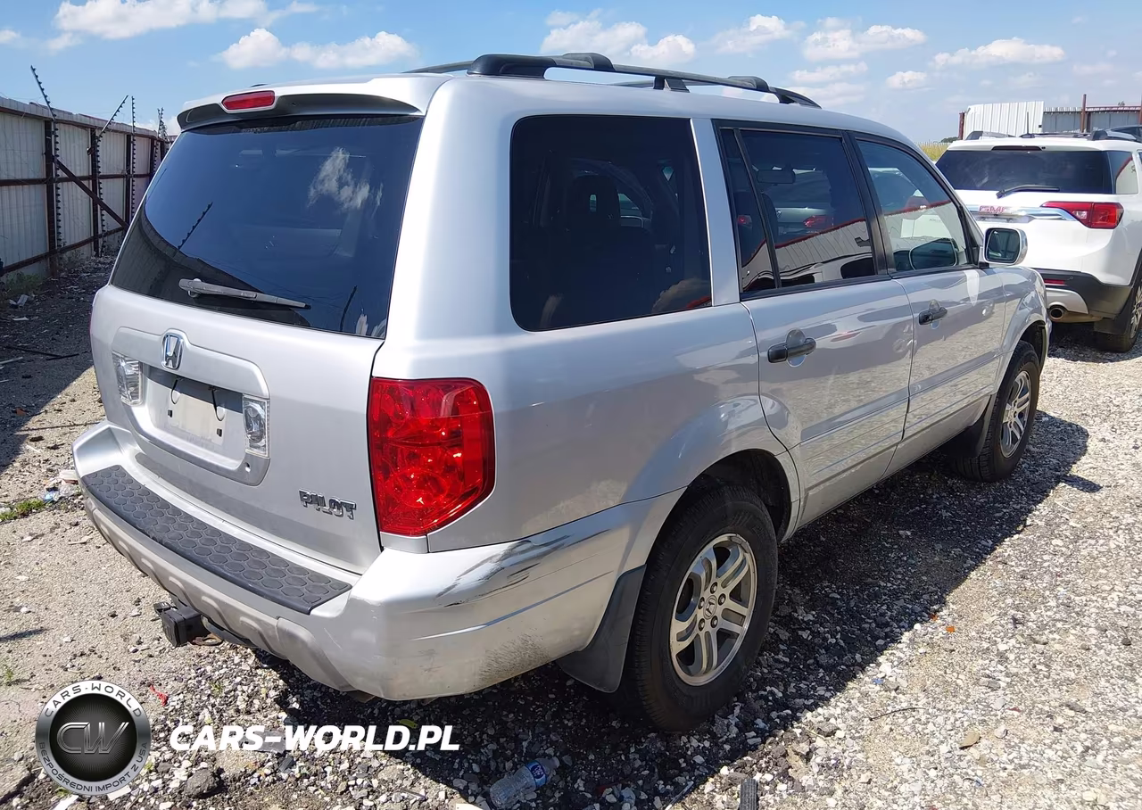 2004 Honda Pilot Ex-L VIN:2HKYF18674H530913 - 4