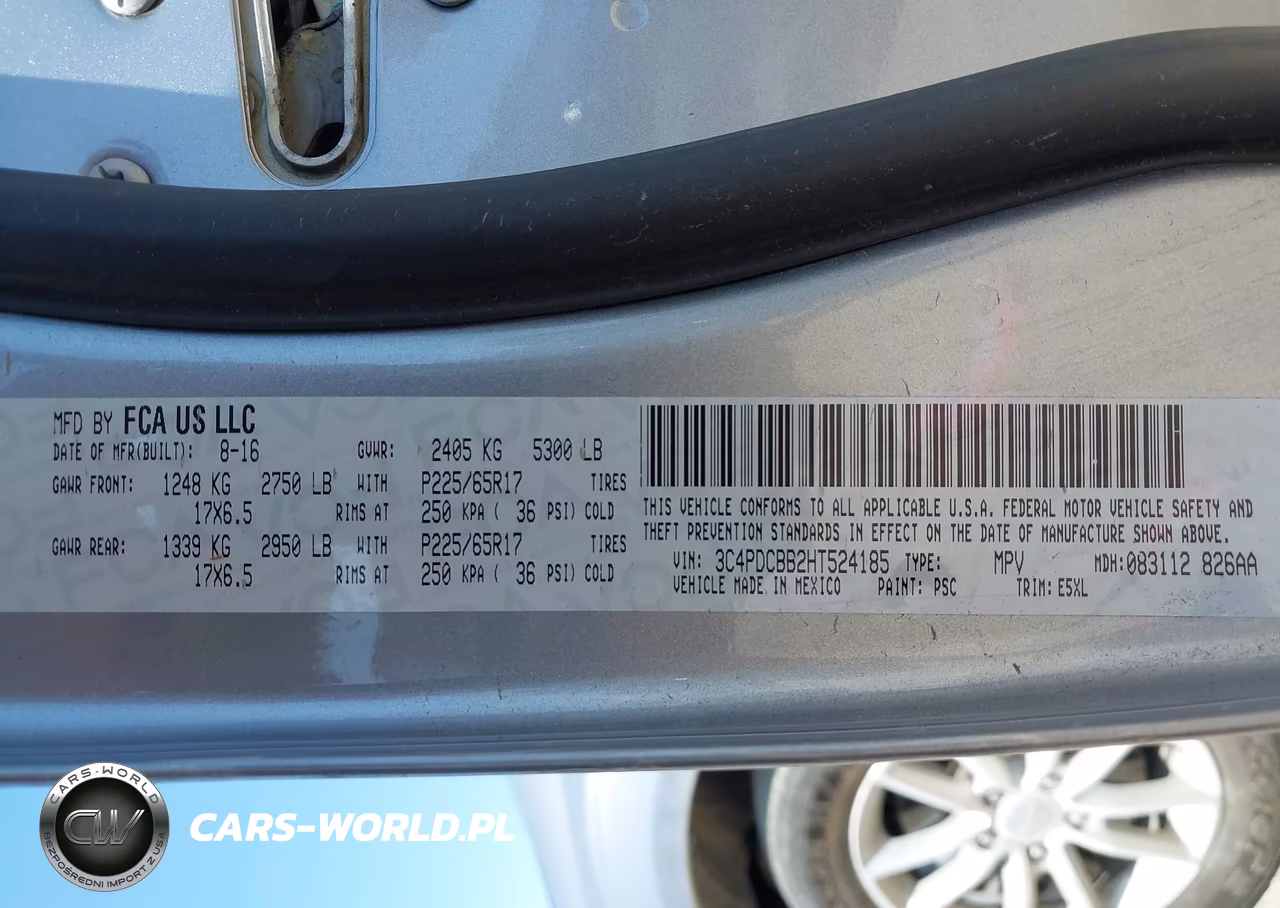 2017 Dodge Journey Sxt VIN:3C4PDCBB2HT524185 - 9