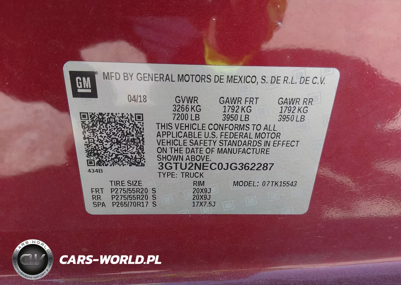 2018 GMC Sierra 1500 Slt VIN:3GTU2NEC0JG362287 - 9