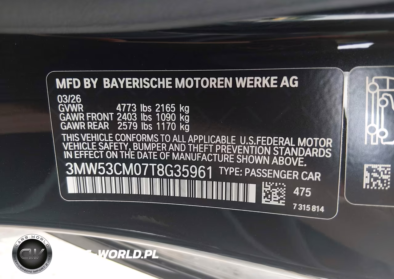 2026 BMW M240 I xDrive VIN:3MW53CM07T8G35961 - 9
