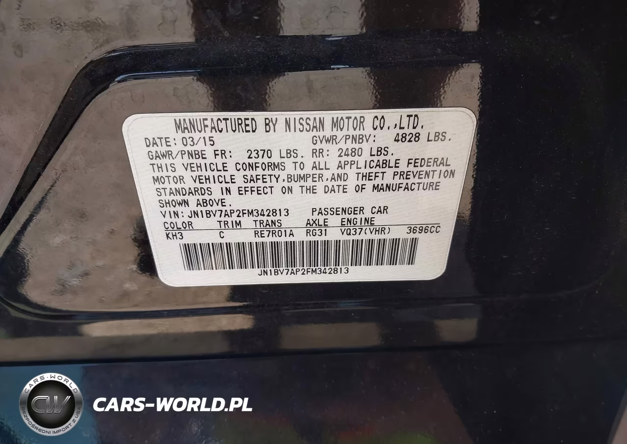 2015 Infiniti Q50 Premium VIN:JN1BV7AP2FM342813 - 9