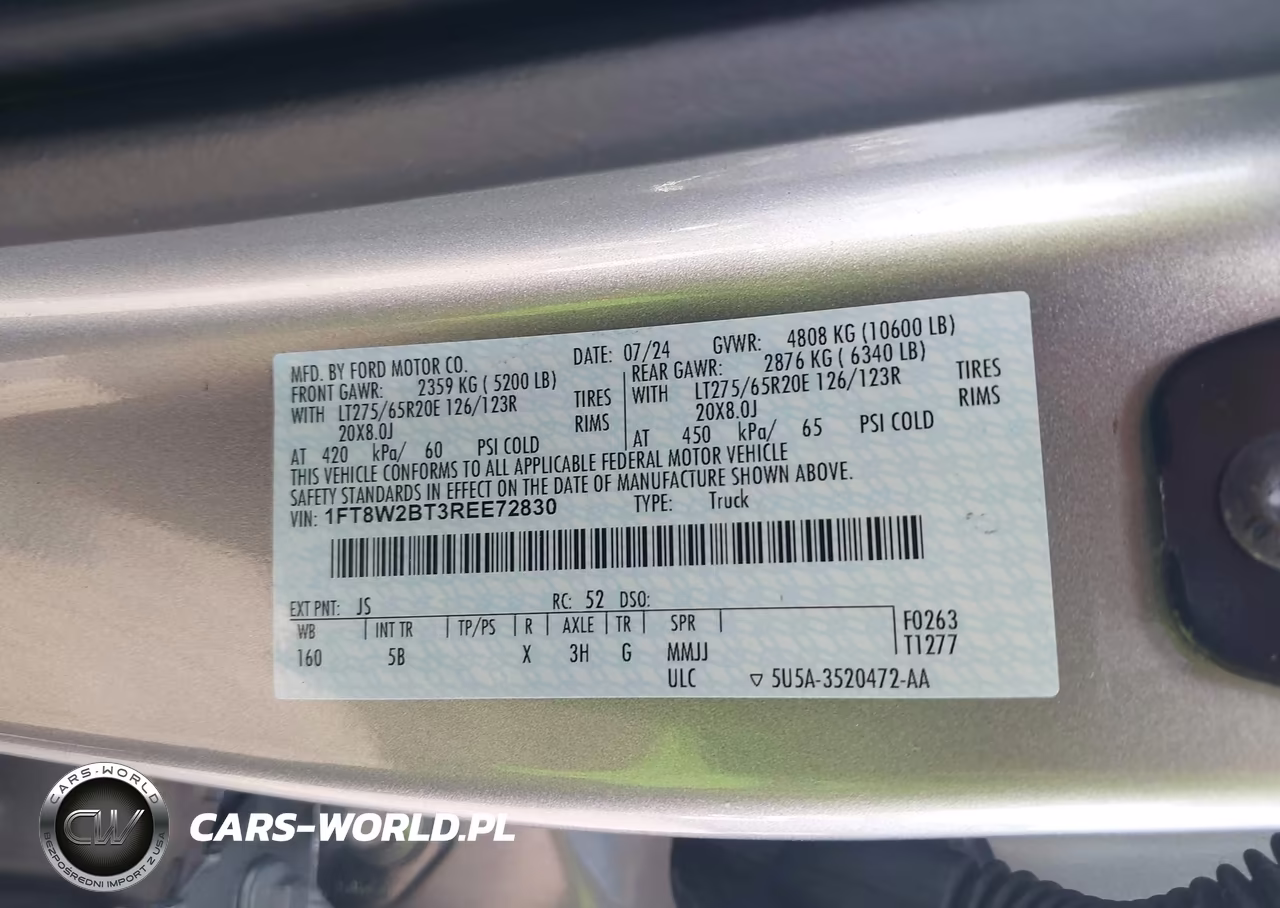 2024 Ford F-250 Lariat VIN:1FT8W2BT3REE72830 - 9