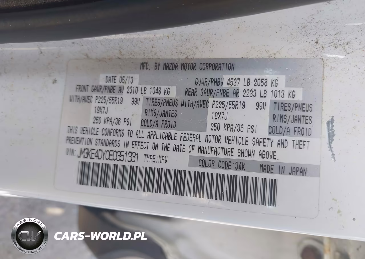 2014 Mazda Cx-5 Grand Touring VIN:JM3KE4DY0E0351331 - 9