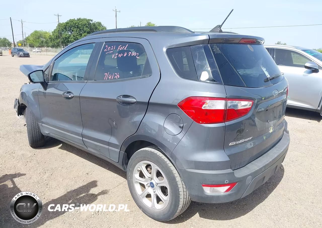 2021 Ford Ecosport Se VIN:MAJ3S2GE0MC398602 - 3