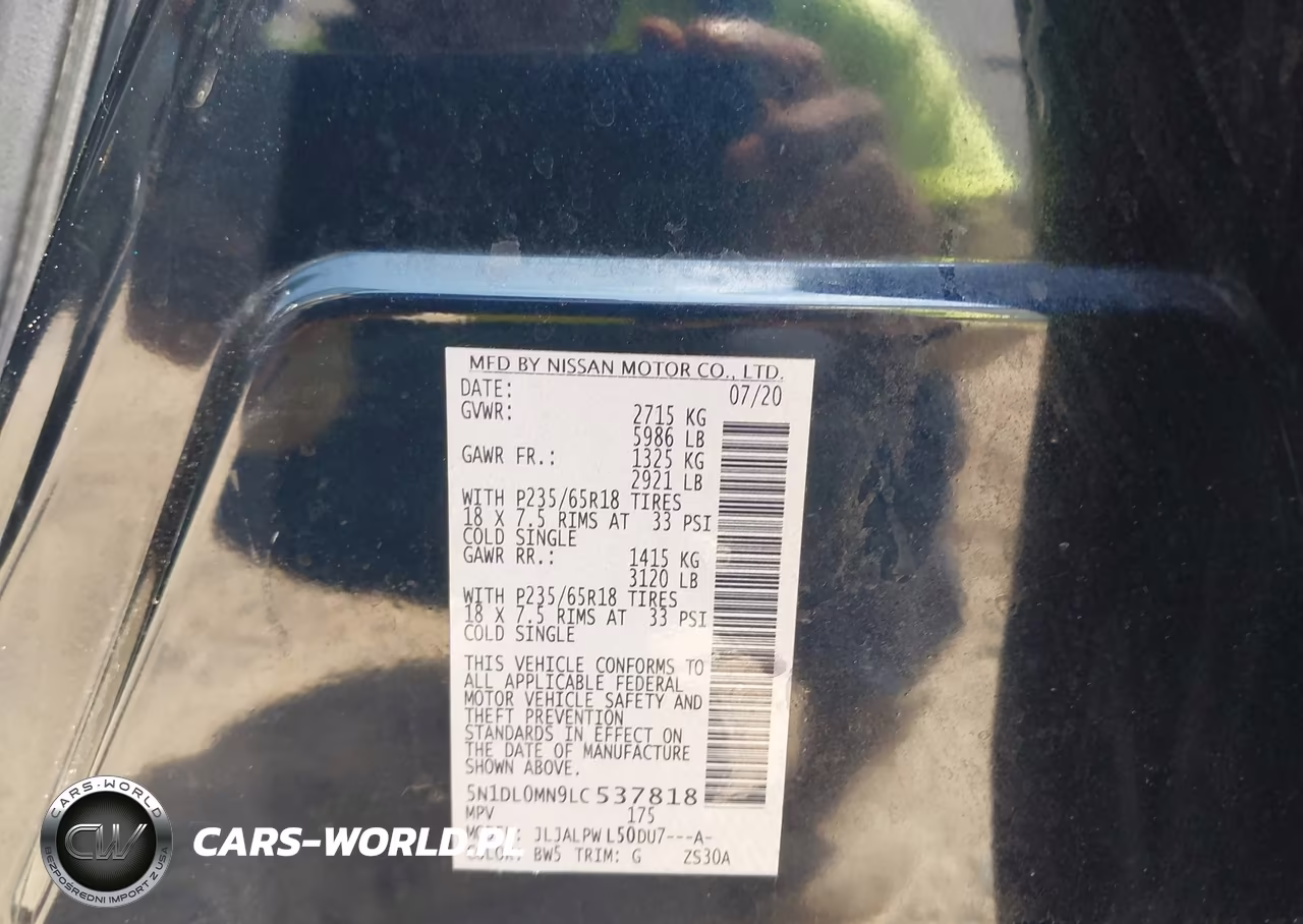 2020 Infiniti Qx60 Pure VIN:5N1DL0MN9LC537818 - 9