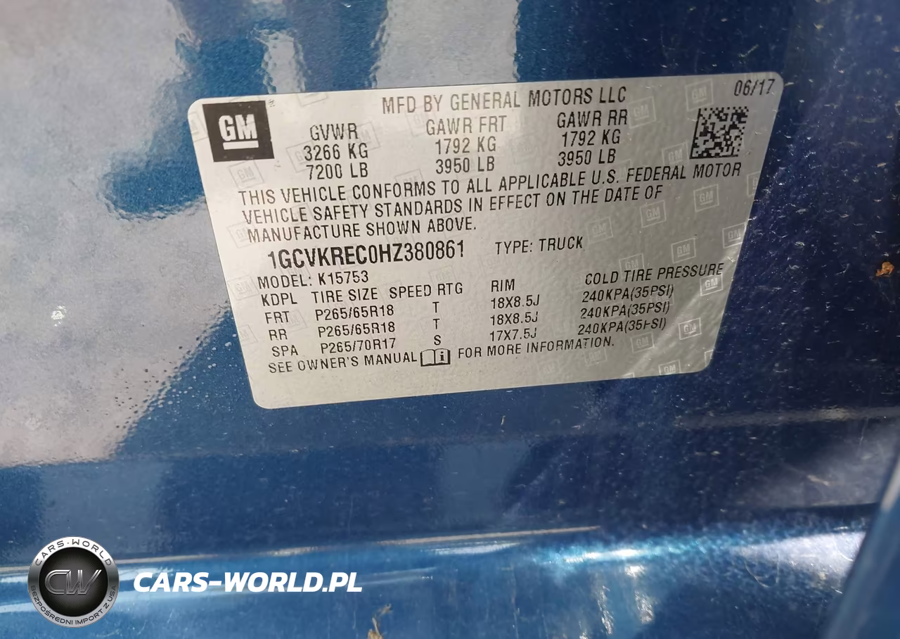 2017 Chevrolet Silverado 1500 Lt VIN:1GCVKREC0HZ380861 - 9