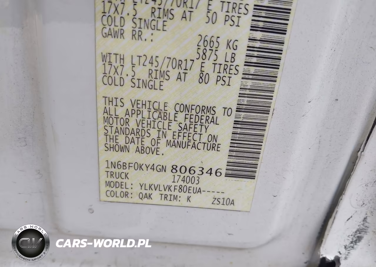 2016 Nissan Nv Cargo Nv2500 Hd Sl V6 VIN:1N6BF0KY4GN806346 - 9