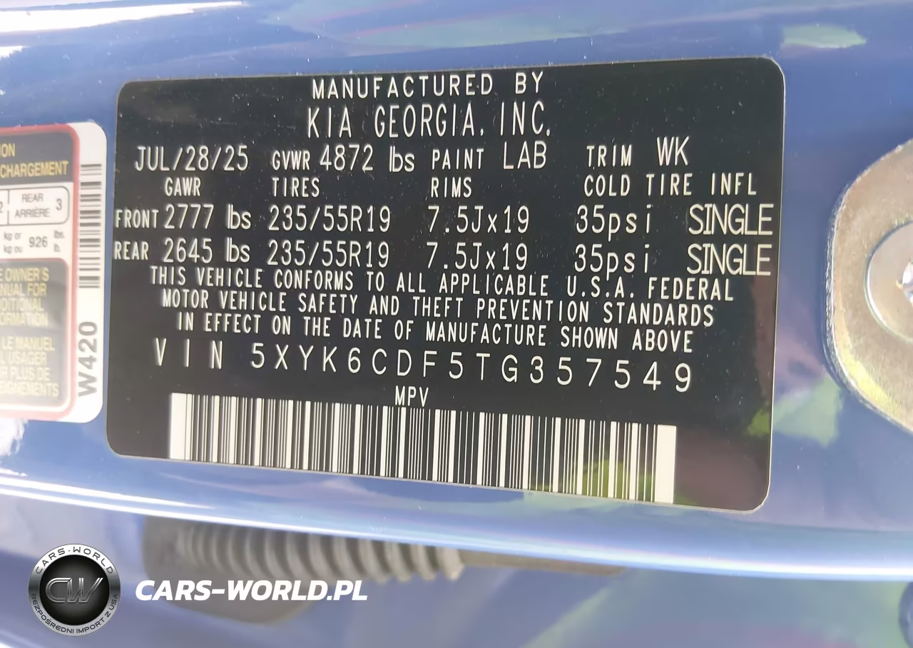 2026 Kia Sportage X-Line VIN:5XYK6CDF5TG357549 - 9