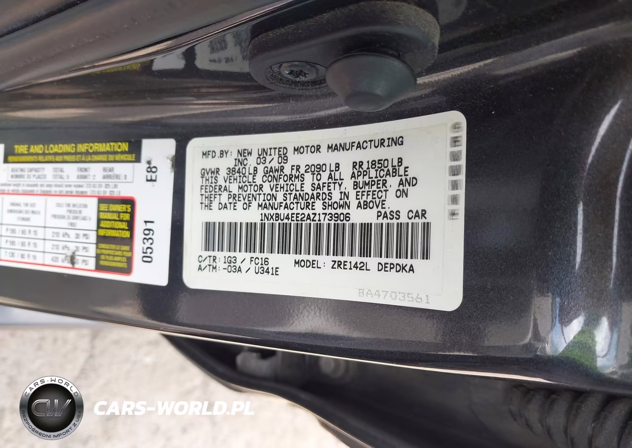 2010 Toyota Corolla Le VIN:1NXBU4EE2AZ173906 - 9