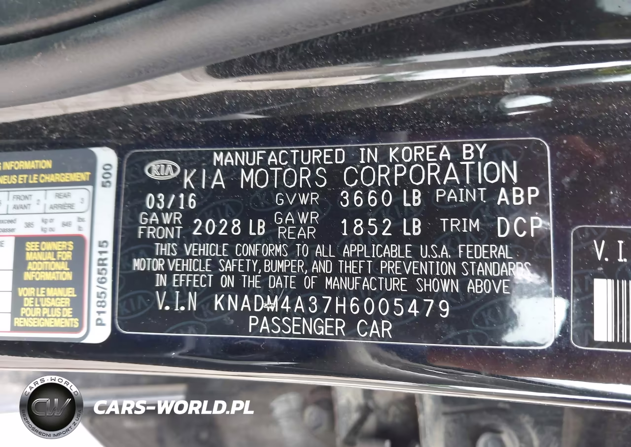 2017 Kia Rio Lx VIN:KNADM4A37H6005479 - 9