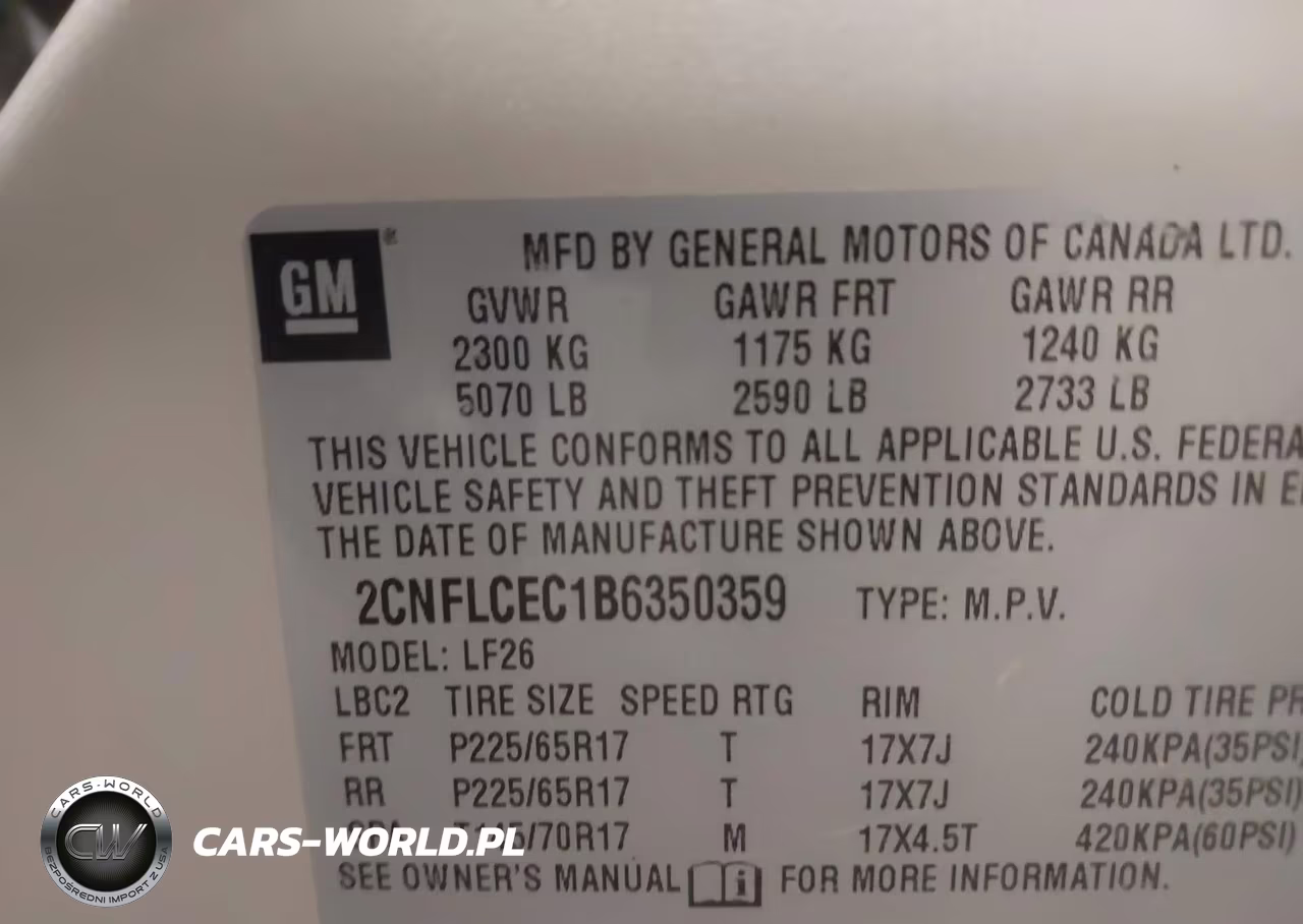 2011 Chevrolet Equinox Ls VIN:2CNFLCEC1B6350359 - 9