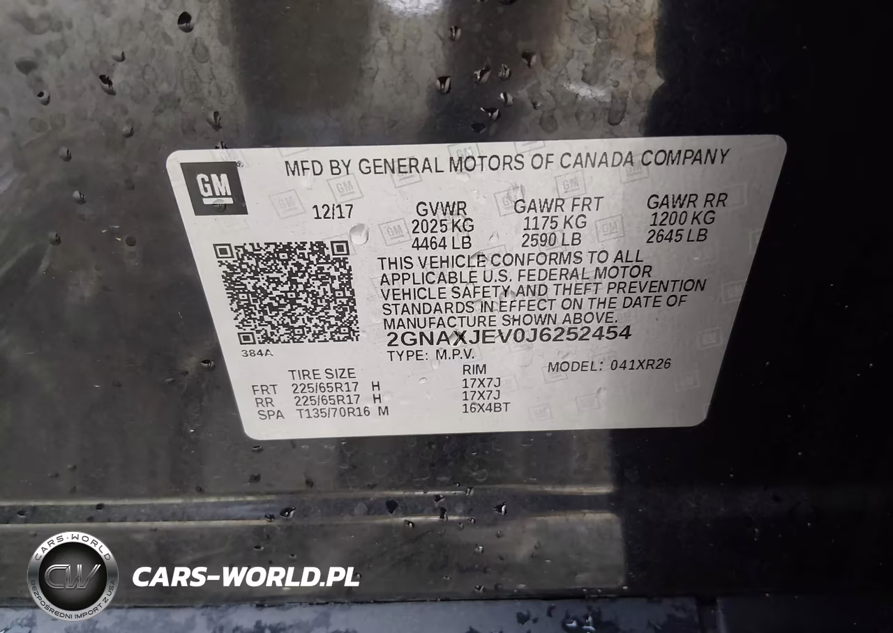 2018 Chevrolet Equinox Lt VIN:2GNAXJEV0J6252454 - 9