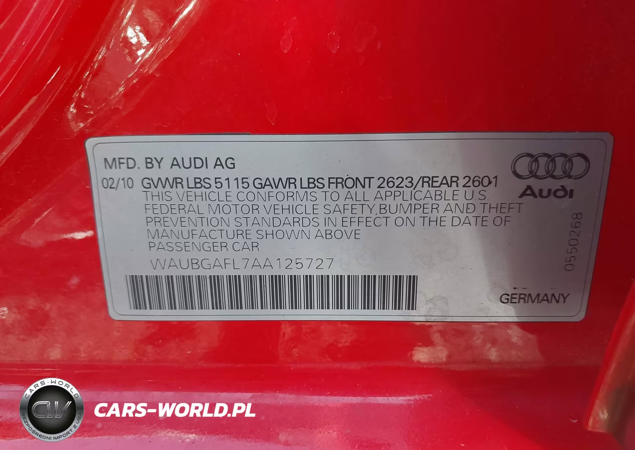 2010 Audi S4 3.0 Premium Plus VIN:WAUBGAFL7AA125727 - 9