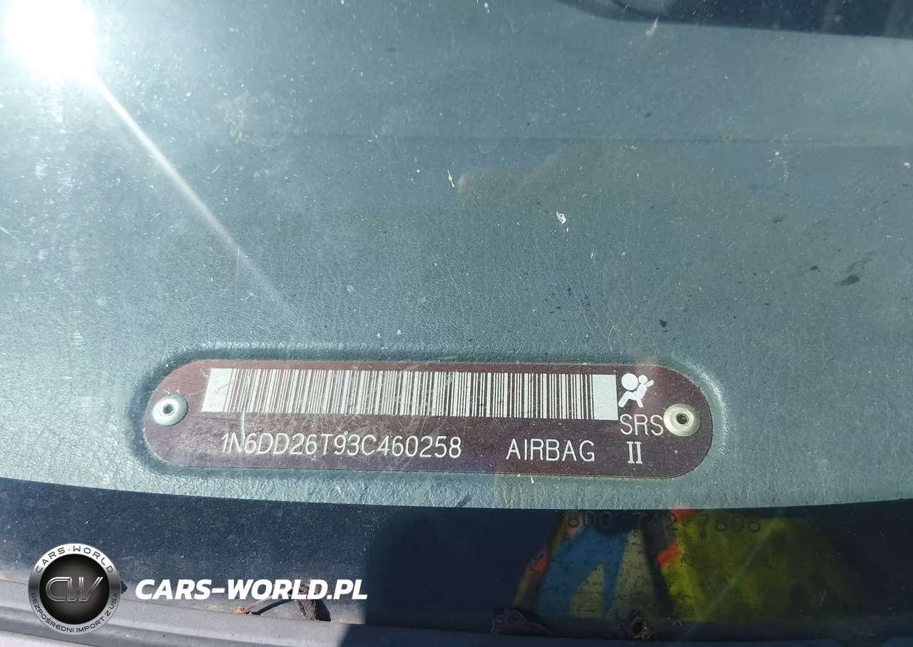 2003 Nissan Frontier Xe VIN:1N6DD26T93C460258 - 9