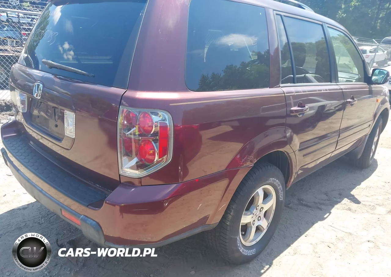 2007 Honda Pilot Ex-L VIN:2HKYF18567H501091 - 4