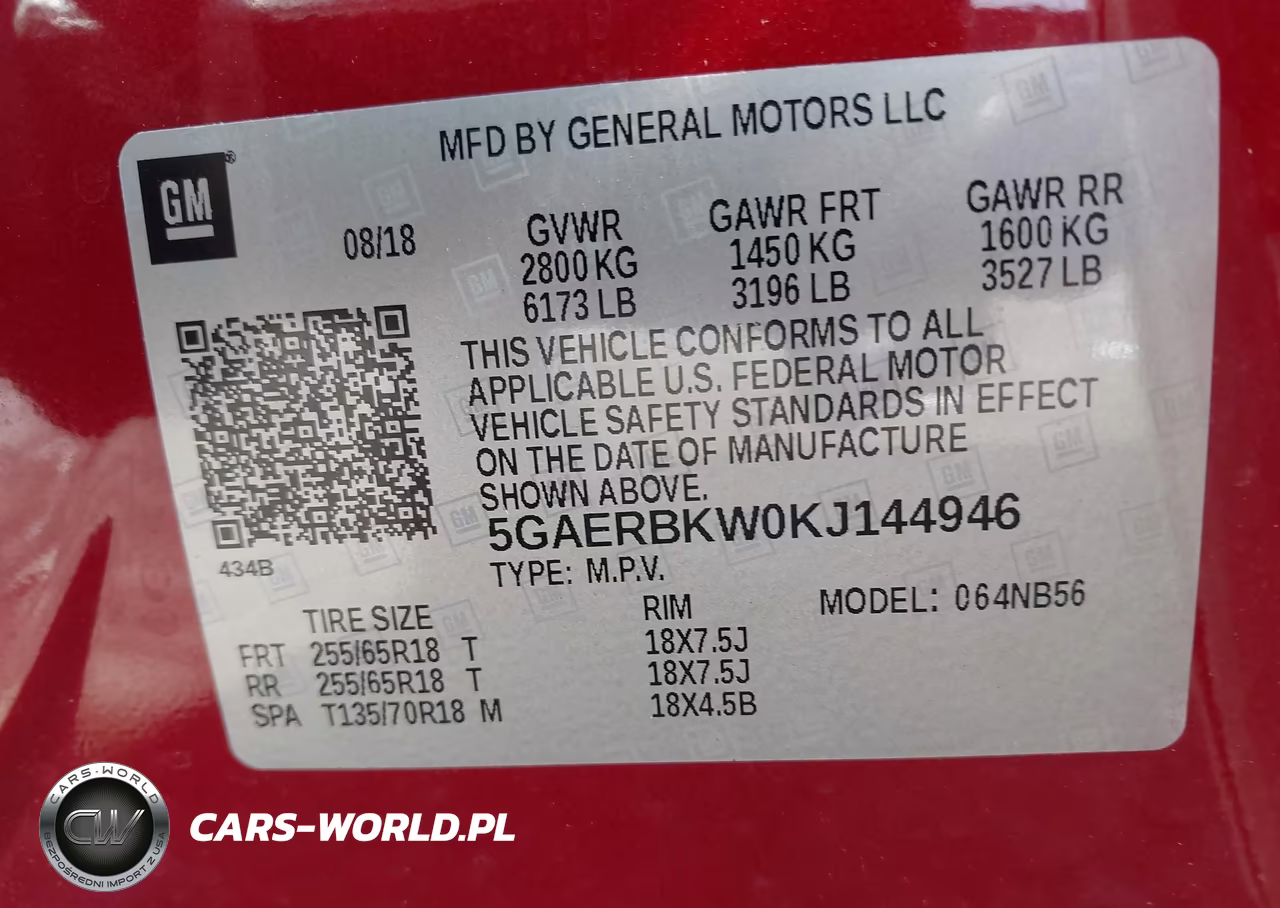 2019 Buick Enclave Fwd Essence VIN:5GAERBKW0KJ144946 - 9