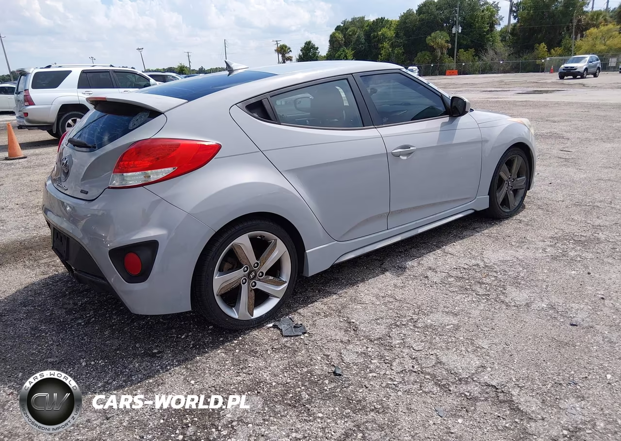 2014 Hyundai Veloster Turbo R-Spec VIN:KMHTC6AE6EU192554 - 4