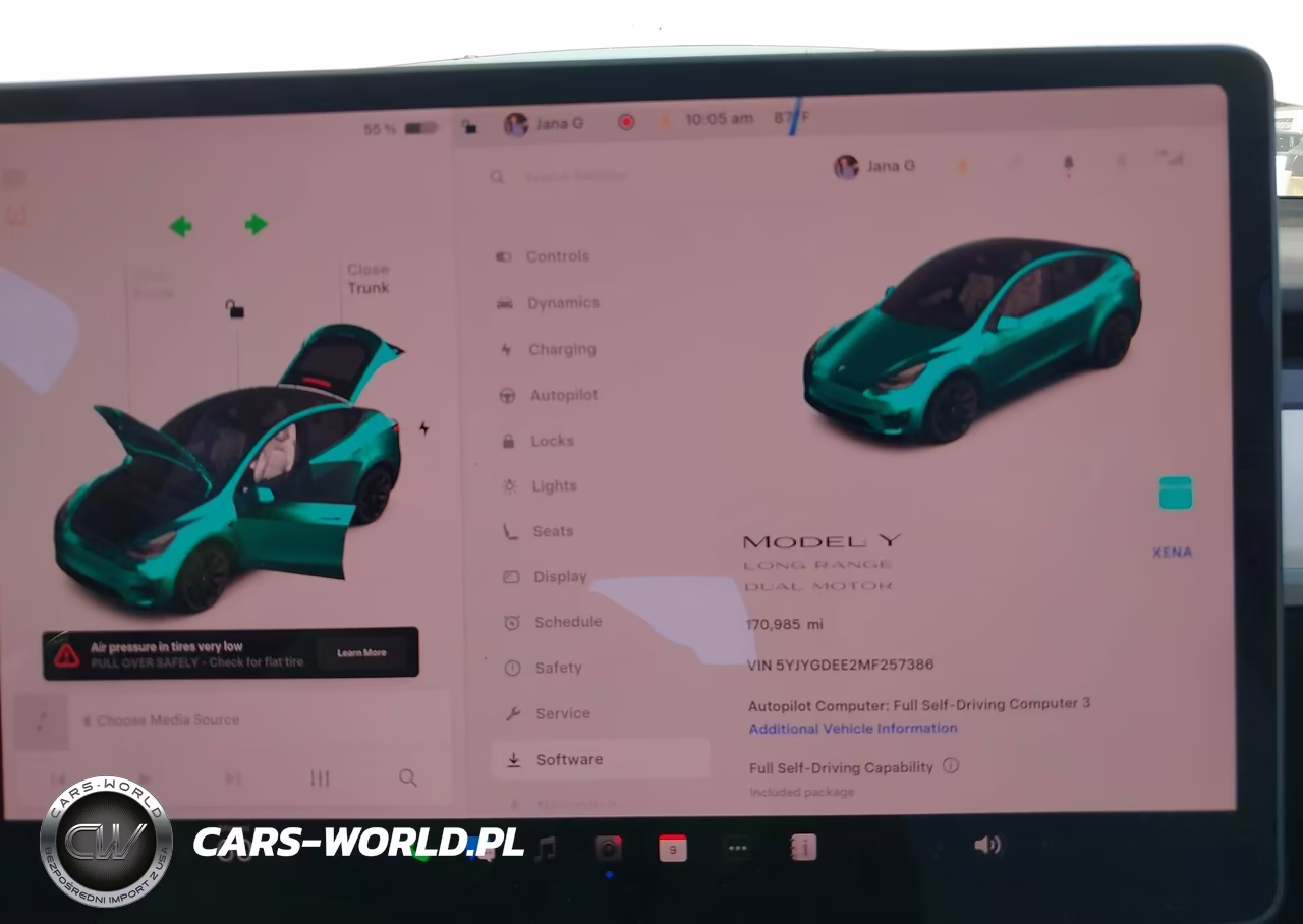 2021 Tesla Model Y Long Range Dual Motor All-Wheel Drive VIN:5YJYGDEE2MF257386 - 18