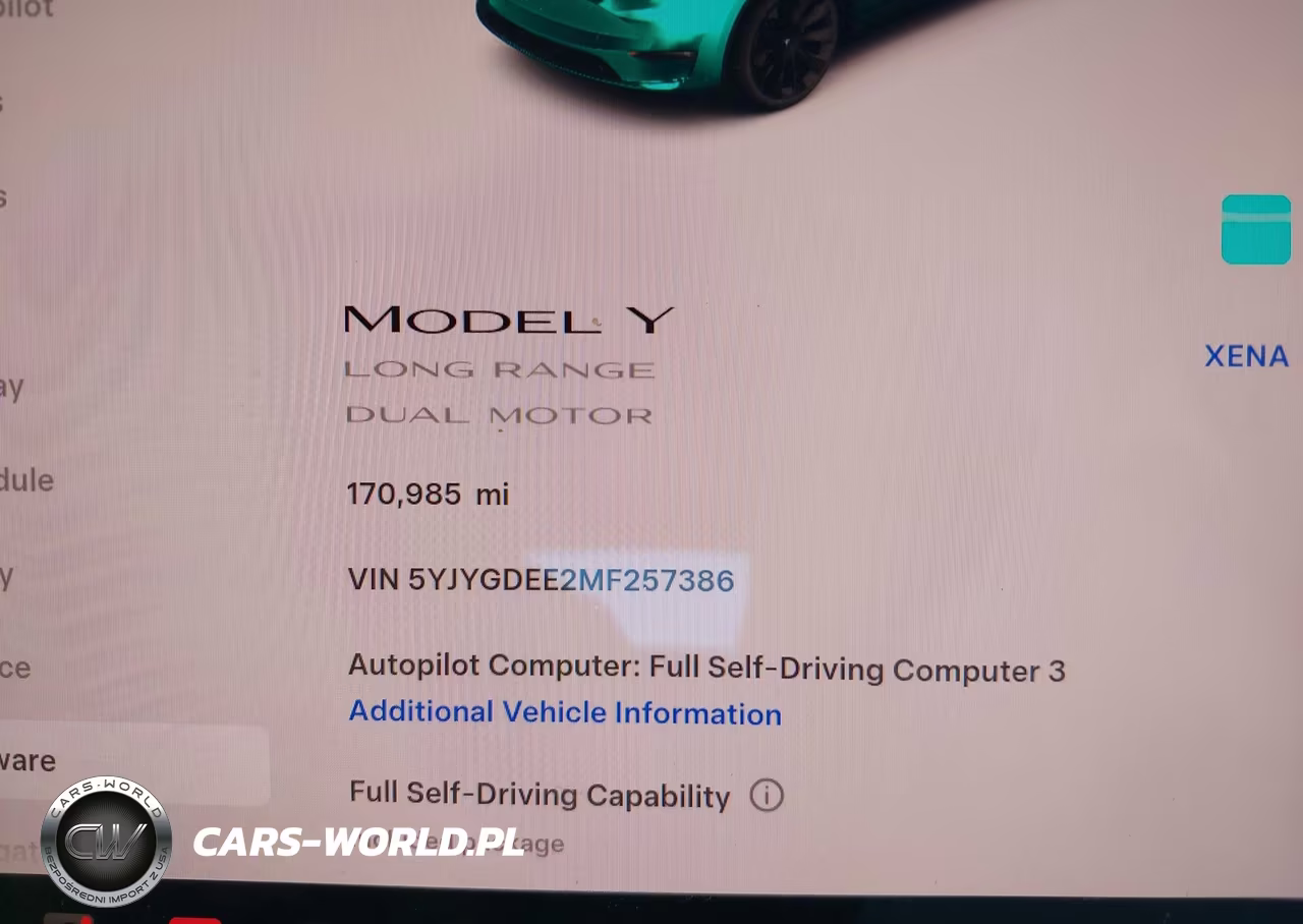 2021 Tesla Model Y Long Range Dual Motor All-Wheel Drive VIN:5YJYGDEE2MF257386 - 7