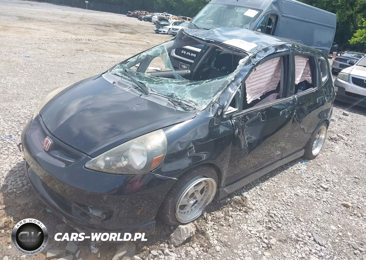 2007 Honda Fit Sport VIN:JHMGD37657S036181 - 2