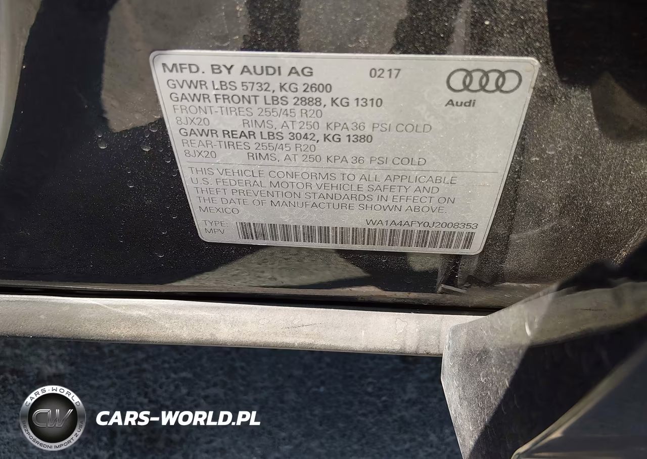 2018 Audi Sq5 3.0T Premium Plus VIN:WA1A4AFY0J2008353 - 9