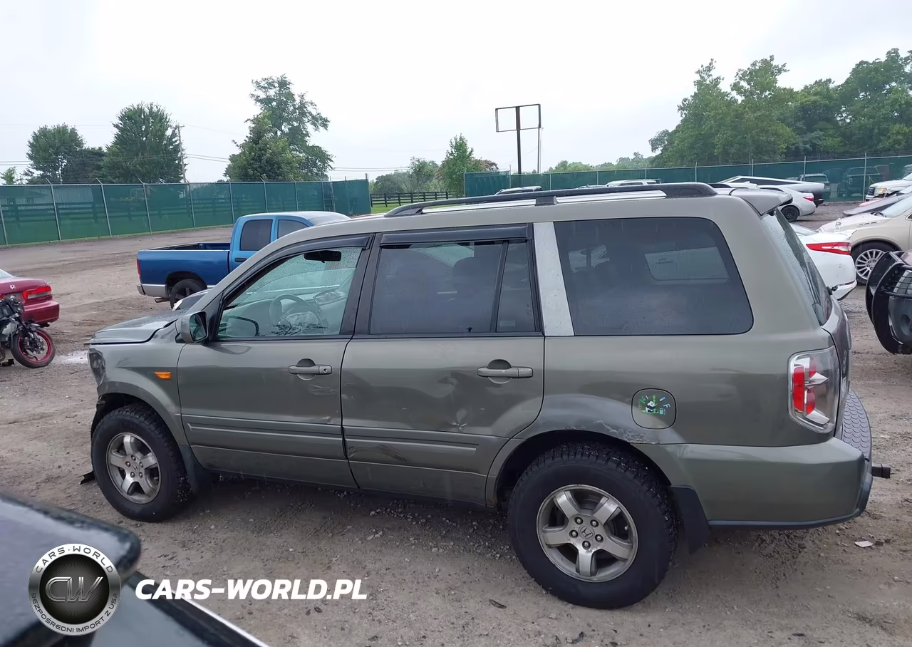 2007 Honda Pilot Ex-L VIN:2HKYF18597H520640 - 15