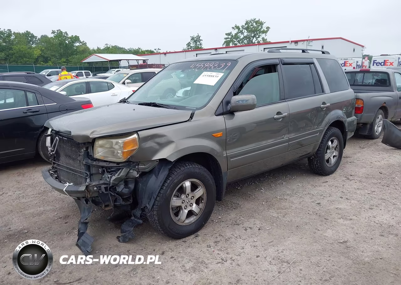 2007 Honda Pilot Ex-L VIN:2HKYF18597H520640 - 2